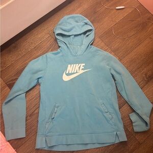 Boys Light Blue Nike Hoodie